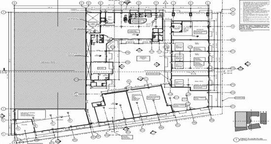 First floor architectural plan